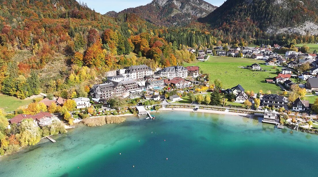 Blick auf das Waldhof Fuschlsee Resort
