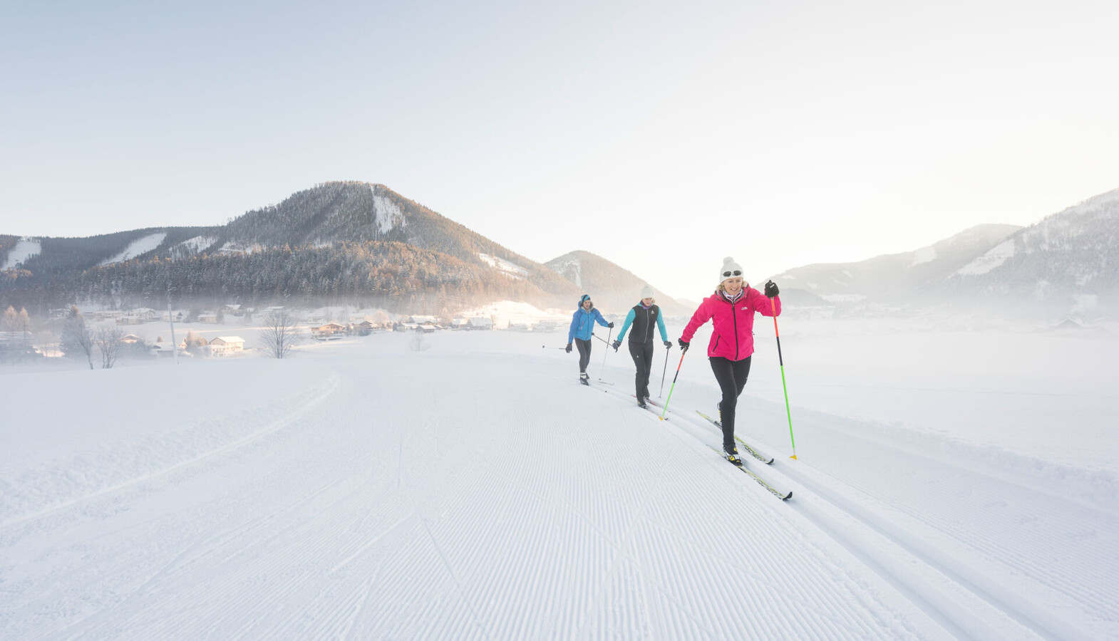 Mountainbiker bei einer Pause im Aktivurlaub am Fuschlsee und im Salzkammergut.