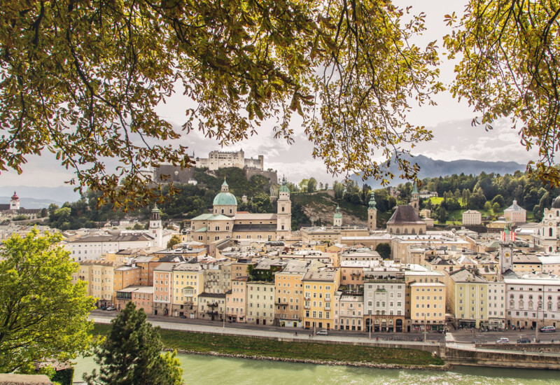 Blick auf die Salzburger Altstadt.